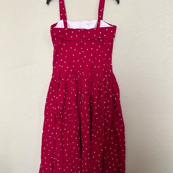 Laura Ashley Polka Dot Dress - Picture 6 of 8